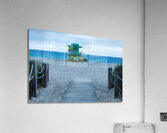Inviting Stormy Miami Beach  Impression acrylique