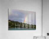 The Splendor of St. Lucia Finale of an Intense Rainbow  Acrylic Print