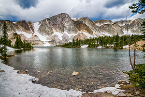 Mountain Majesty Medicine Bow Peak Reflection