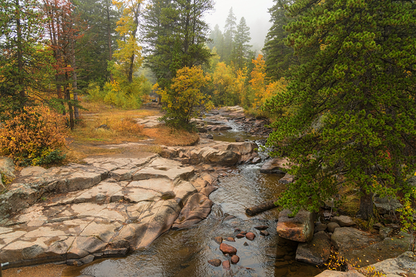 Upstream St Vrain Print