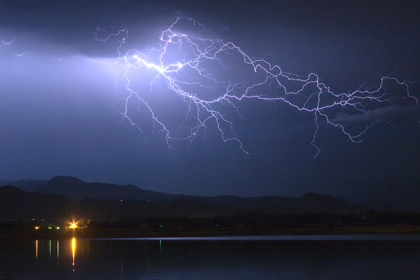 Lightning from Heaven Print