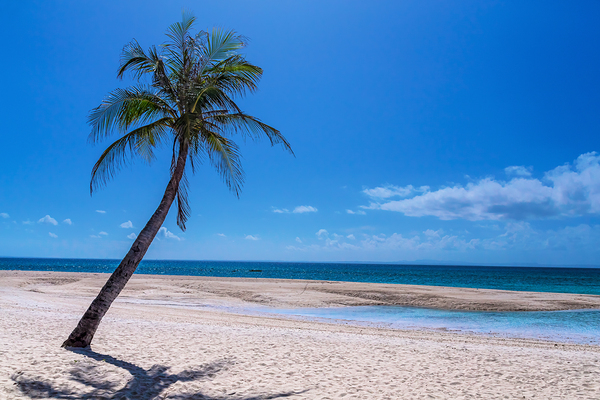 Tropical Blue Skies And White Sand Beaches Print