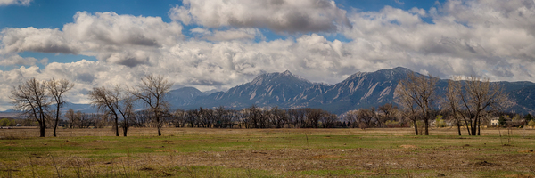 Boulder Colorado Front Range Panorama View Digital Download