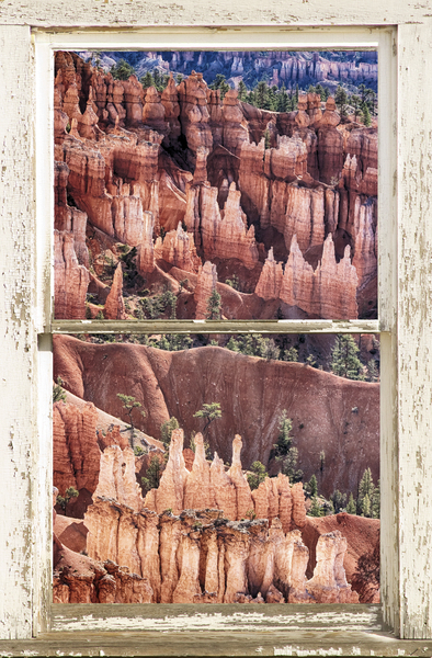 Bryce Canyon Utah View Through White Window Digital Download