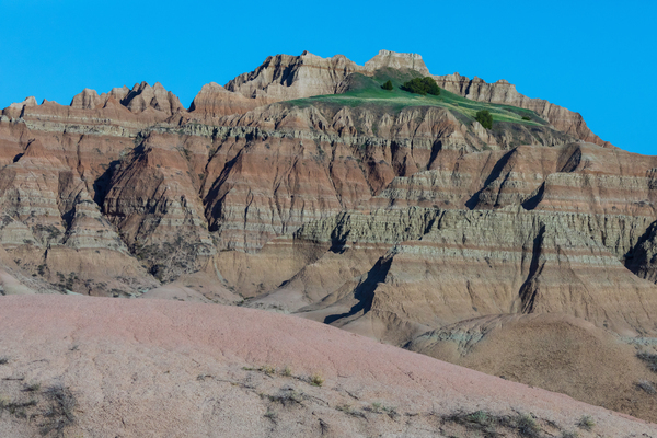 Contrasting Colors and Textures in the Badlands of South Dakota Téléchargement Numérique