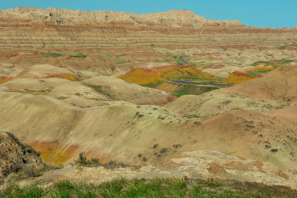 Discover the Vibrant Beauty and Rich Fossils of Badlands Nationa Digital Download