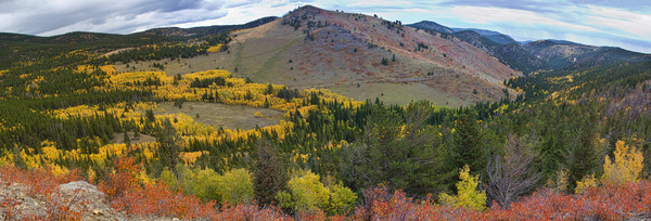 Peak to Peak Autumn Panorama  Digital Download