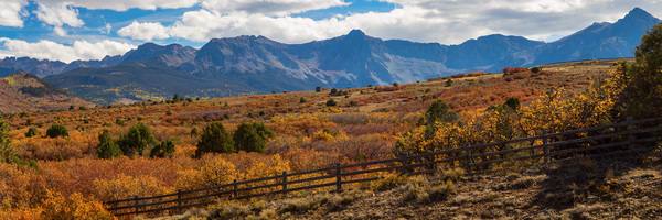 SW Autumn Colorado Rocky Mountains Panoramic Téléchargement Numérique