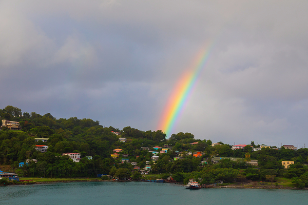 The Splendor of St. Lucia Finale of an Intense Rainbow Digital Download