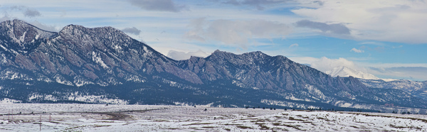 Flatirons Longs Peak Rocky Mountain Panorama Digital Download