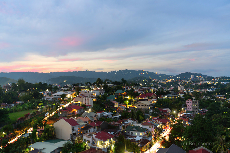 Cebu City Lights Timelapse Photography Stunning 156 Image Stack  Print