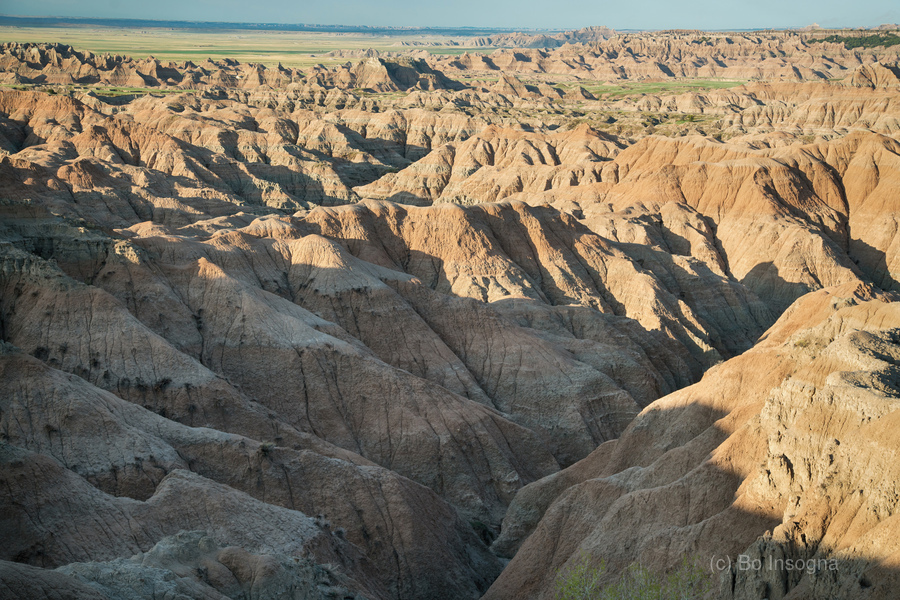 Natures Elegy Badlands Canyons Cracks and the Dance of Shadows  Imprimer