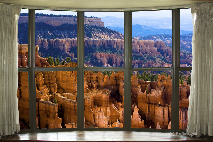 Bryce Canyon Bay Window View  Imprimer