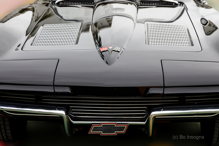 timeless design of a 1965 Chevy Corvette   Print
