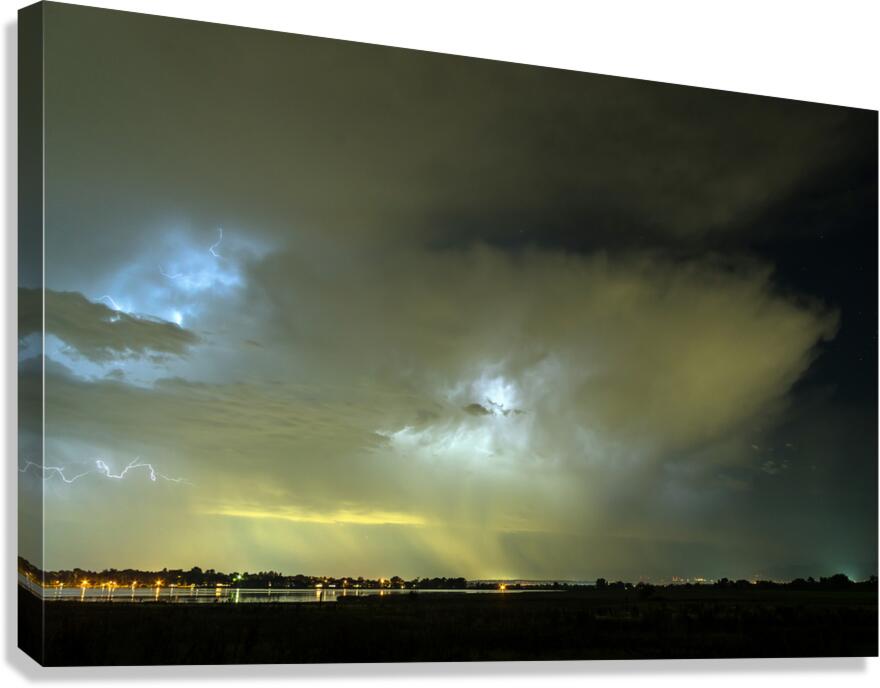 Angry Thunderstorm Skies Canvas Print