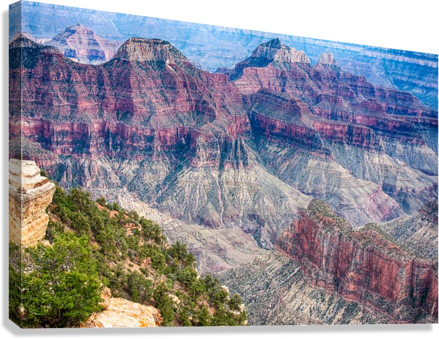 Deep Inside The Grand Canyon 2 Canvas Print