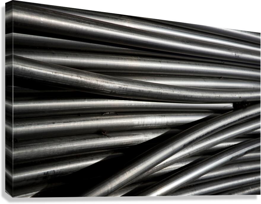 Tubular Abstact Art Number 2 Canvas Print