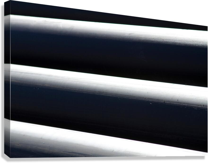 Tubular Shadow and Light  2 Canvas Print