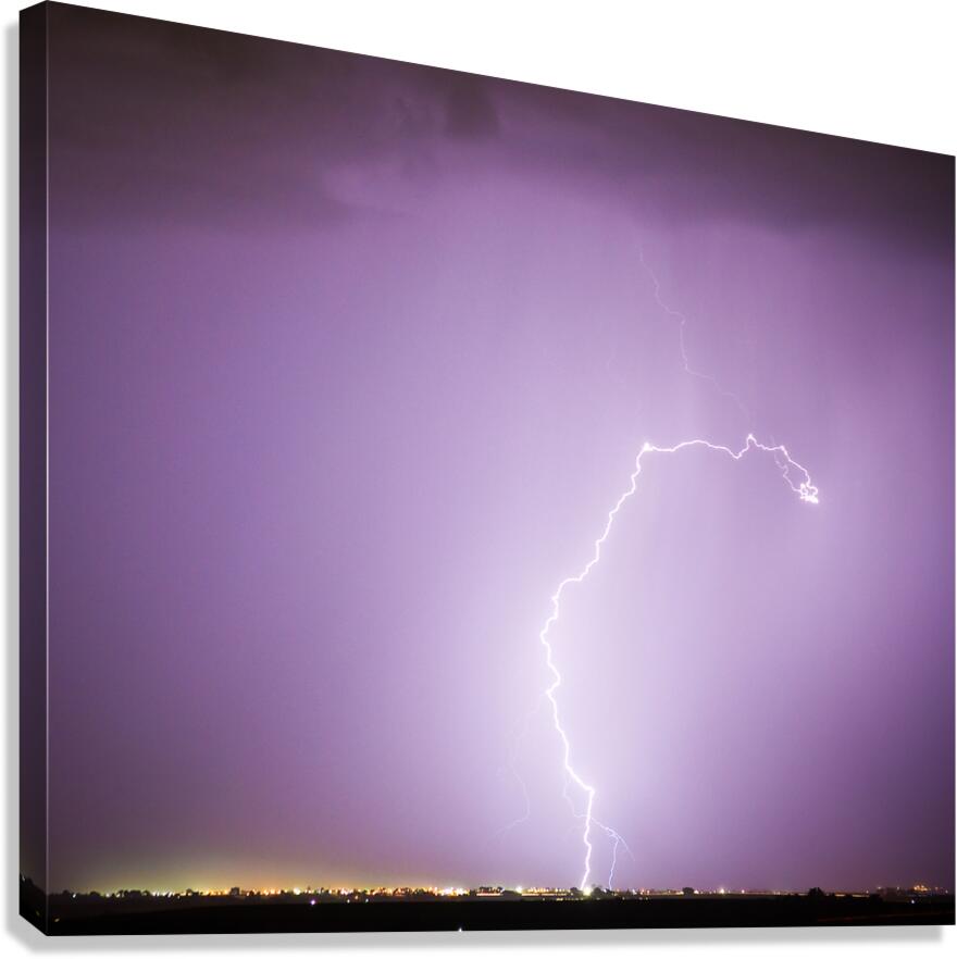 Nature Showing Face Canvas Print