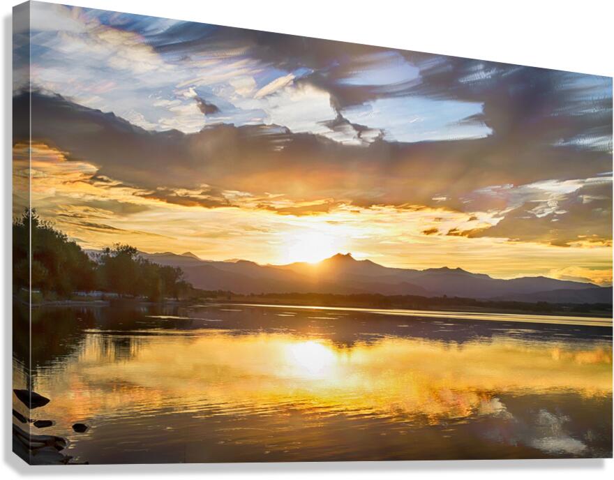 Marching On To The Night Canvas Print