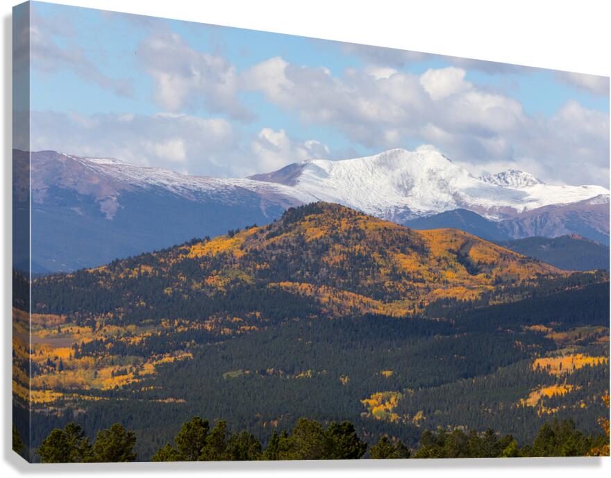 Rocky Mountain High Autumn View Canvas Print