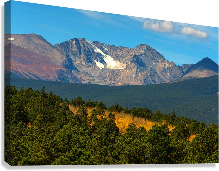 Rocky Mountain Pool of Gold Canvas Print
