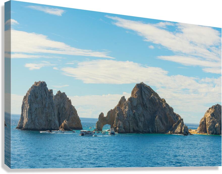 The Arch and Lands End Cabo San Lucas Coastal Scene Canvas Print