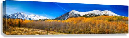 Colorado Rocky Mountain Independence Pass Pano  Impression sur toile