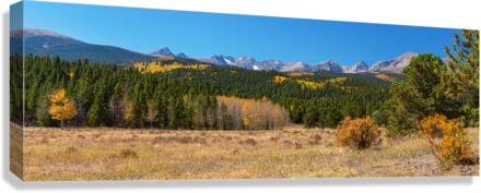 High Elevation Colorado Rocky Mountain Front Rang  Canvas Print