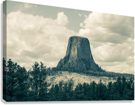 Devils Tower also called Grizzly Bear Lodge  Impression sur toile