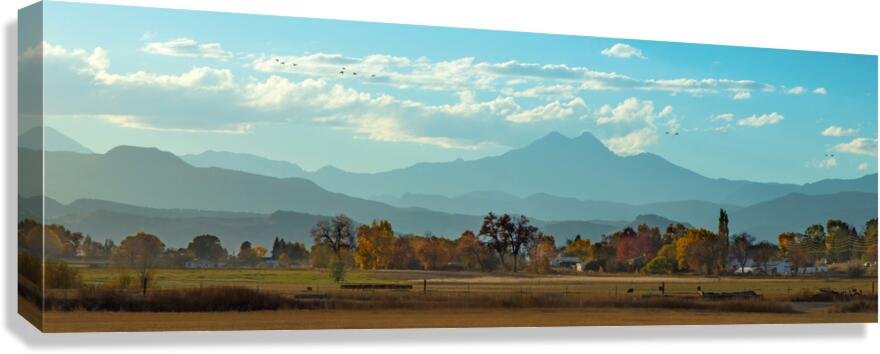 Autumns Embraces Colorado Rocky Mountain Majesty  Impression sur toile