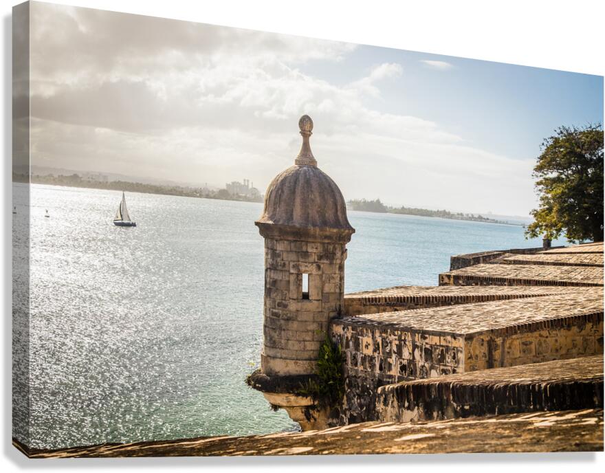 A Picturesque Scene in San Juan Puerto Rico  Impression sur toile