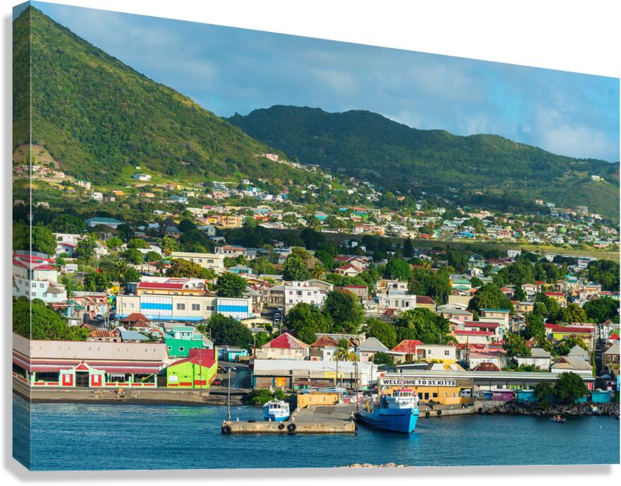 Welcome to St Kitt  Canvas Print