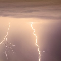 Lightning Bolt With a Fork