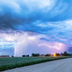 Chasing Fracking Lightning Storms