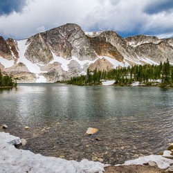 Mountain Majesty Medicine Bow Peak Reflection