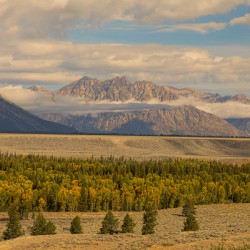 Autumn Grandeur Teton Mountain Range