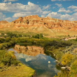 Red Rock Majesty Wind River Reflection