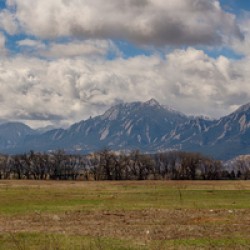 Boulder Colorado Front Range Panorama View
