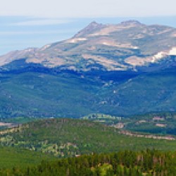 Colorado Continental Divide Panoramic Summer View