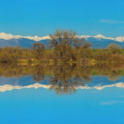 Colorado Rocky Mountain Front Range Pano Reflections