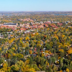Colorado University Boulder Fall Panoramic