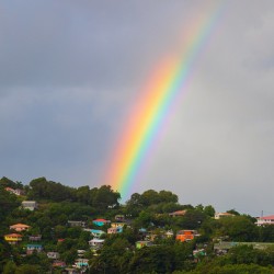 Enchanting Finale of a Vibrant Rainbow