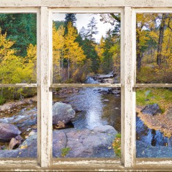 Happy Place Picture Window Frame Fine Art 