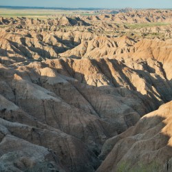 Natures Elegy Badlands Canyons Cracks and the Dance of Shadows