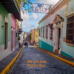 Vibrant Essence of Old San Juan Puerto Rico Poster