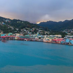 Saint Lucia Castries Panorama Part 2