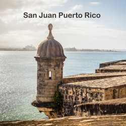 San Juan Puerto Rico Poster Postcard