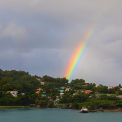 The Splendor of St. Lucia Finale of an Intense Rainbow