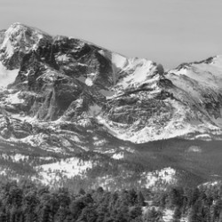 Ypsilon Mountain Fairchild Mountain Panorama